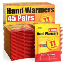 Hand Warmer Bulk 45 pk. Box (45 Pairs) Free Shipping