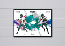 Prizm Donovan McNabb/Desean Jackson 2026 Colorblast 12x17 Poster Eagles