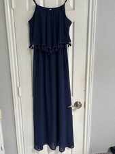 Navy Blue Maxi Dress