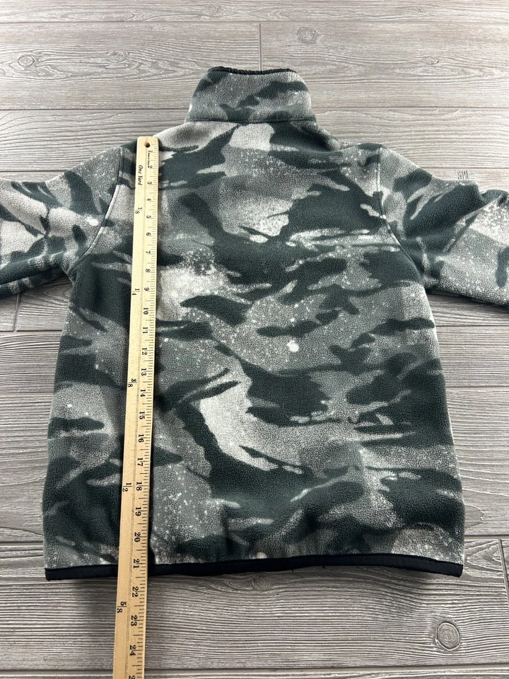 Pullover Obermeyer Rogue Camuflado Jóvenes Niños Polar Gris Negro Talla Mediana Foto 4 de 4