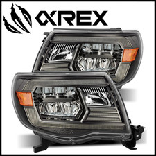 Alpharex Luxx Led Crystal Headlights Fit 2005-2011 Toyota Tacoma Wdrl Function