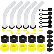 5 Sets Can Spouts Fits Blitz Fits Midwest Fits Scepter Fits Briggs and Stratton