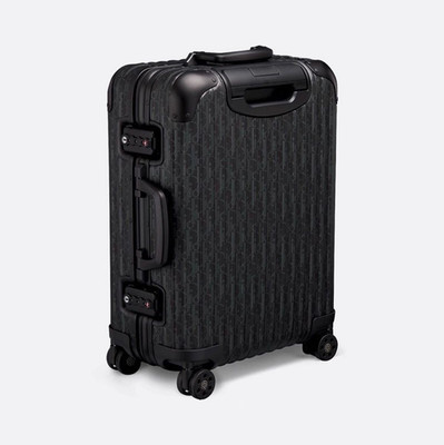 Dior RIMOWA Black Aluminum Spinner Hardcase Carry-On 19''-22'' Luggage