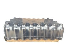 48 Pack Glass Clear Straight Sided Jars 8 oz 250 ml with Pump Lids