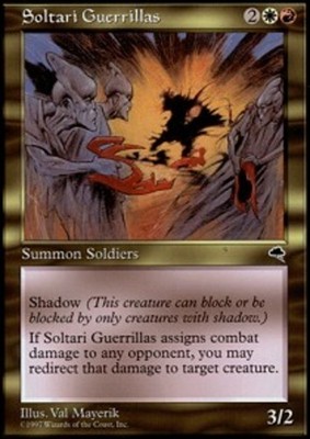 Soltari Guerrillas - Tempest # MTG Magic The Gathering