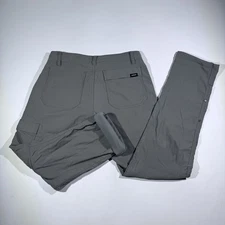 Prana Pants Mens 28X32 Grey Stretch Zion Pant Cargo Hiking Outdoor Belted