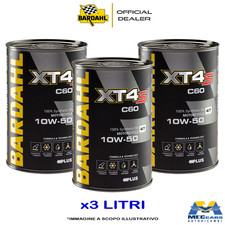 BARDAHL XT4-S C60 10W50 OLIO MOTO 100% SINTETICO 4 TEMPI 4T JASO MA-MA2 3 LITRI