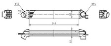 Ladeluftkühler MTR 13054445 für MINI R56 CLUBMAN R55 COUNTRYMAN R60 R57 PACEMAN