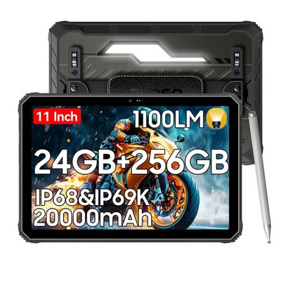 OSCAL SPIDER 10 4G LTE 11''Tablet 1100LM Camping Lamp 20000mAh 24GB+256GB Outdoor