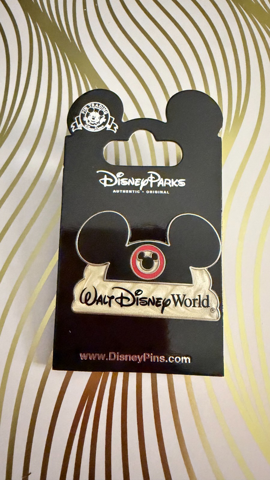 Disney Parks 2013 Mickey Ears Hat Pin - Classic Logo Pin