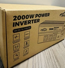 Inverter Power 2000W Max Part 12V DC to 110V AC Voltage Converter Transformer