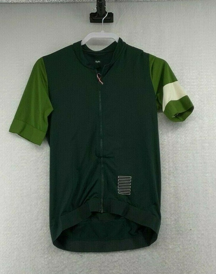 Rapha Womens Pro Team Training Short Sleeves Zip Cycling Green