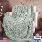 New ListingZhiku Blankets and Throws Soft Fleece Blankets Throw Blanket Green 50"×60"