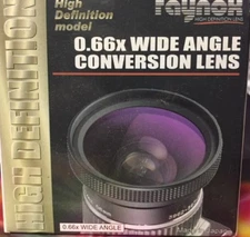 RAYNOX SRW-6600 0.66x Wide Angle lens 58mm +UV 72mm Canon S20/S21/S200/GL XM-1 2