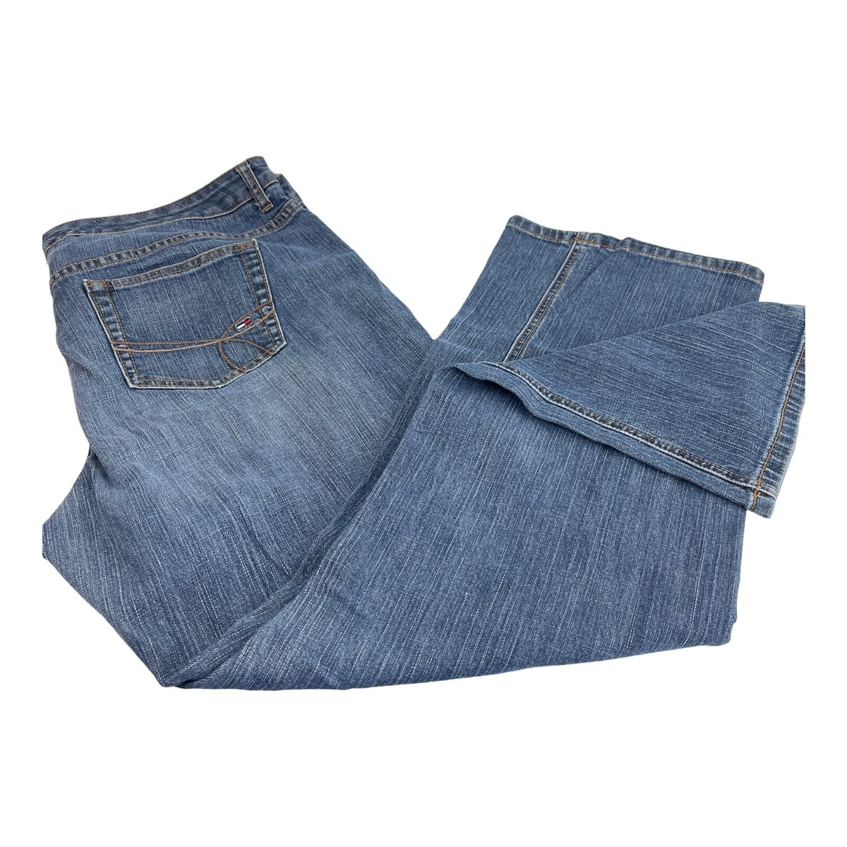 Tommy Hilfiger Womans Plus Size 18 S Stretch Bootcut Blue Denim 