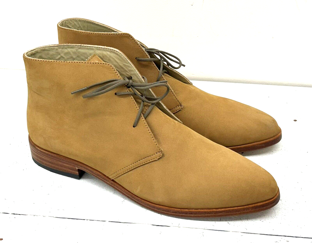 Nisolo Tan Chukka Boots Suede Ankle-High Design Martin All-Weather Cap Toe British Tan main image 4