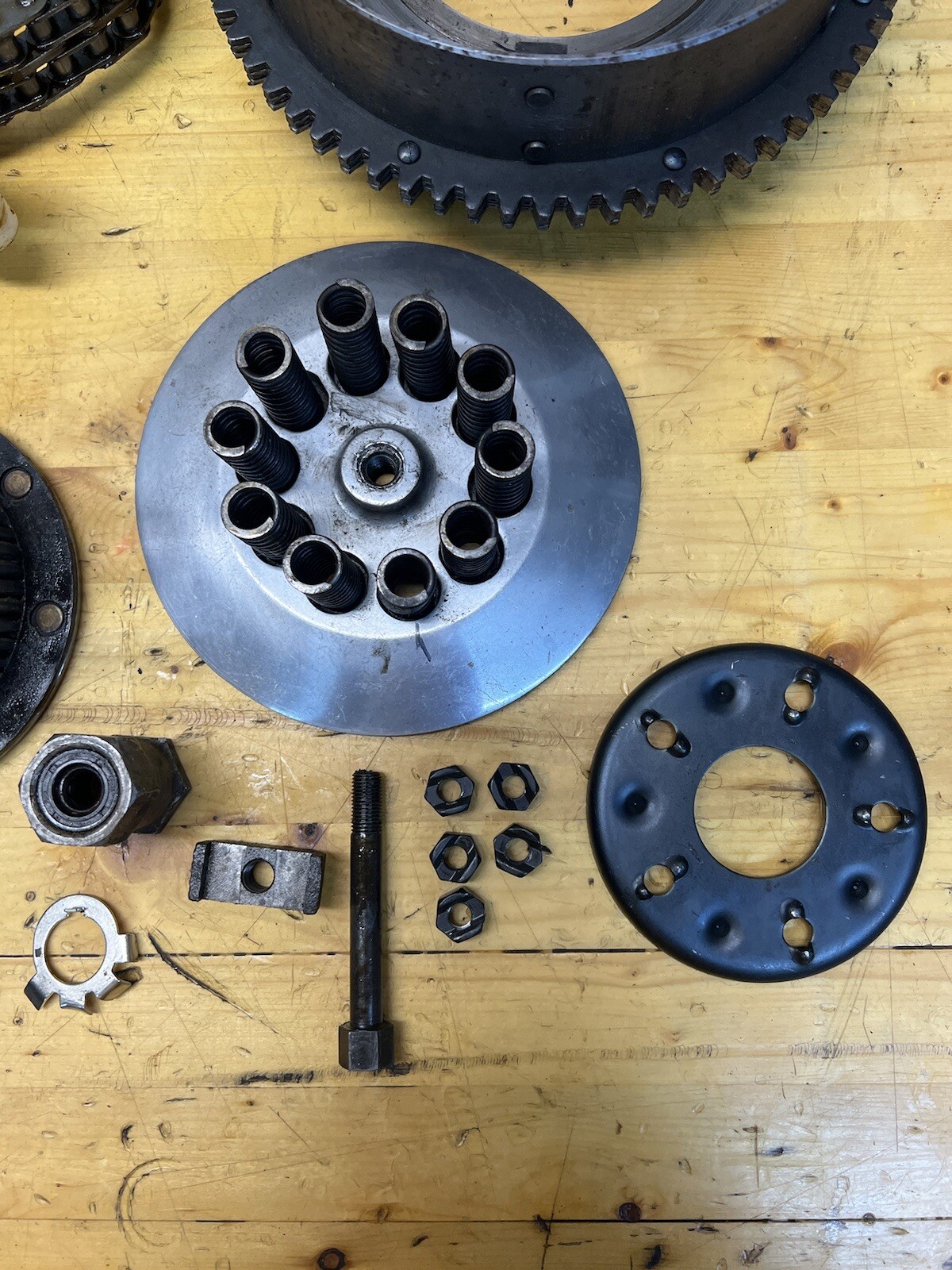 HARLEYDAVIDSON 4 SPEED COMPLETE SHOVELHEAD CLUTCH BASKET ELECTRIC START eBay