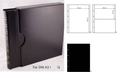Leuchtturm Ringbinder Kanzlei A3 oder Folien f. Aktien,Poster,Plakate,Zeitungen