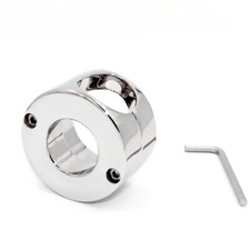 550g Stainless Steel Ring Scrotum Pendant Testicle Balls Stretch Ring