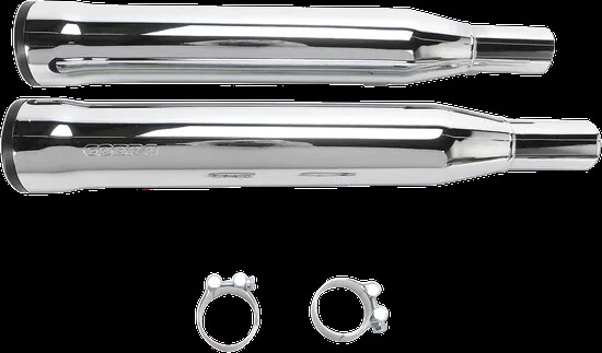 Silenciador Deslizable Cobra Cromo 3 pulgadas con Punta Race Pro Seventy Two 12-13 Foto 2 de 4