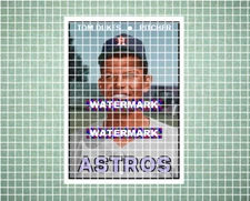 Tom Dukes Houston Astros 1967 Style Custom Baseball Art Card