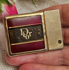 Vintage DIOR Gold Tone Metal Unisex Belt Buckle 70-80's RARE