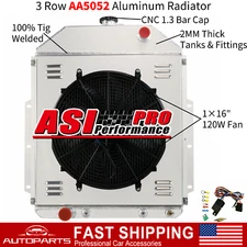 3 Row Radiator Shroud Fan for F-Series F1 F2 F3 F4 Pickup Ford Engines 1942-1952