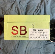 off white virgil abloh size 10 mens shoe worn once very rare