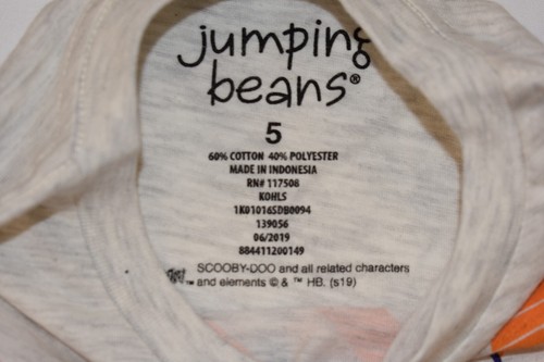 Jumping Beans Boys Scooby Doo Scooby Snack Pizza Tee Shirt New 4, 5, 6 - Picture 6 of 6