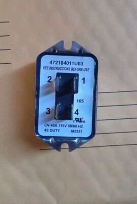 472104011U03 Stearns  SINPAC  Electronic Switch, 115V, 40A, 165V Cutout