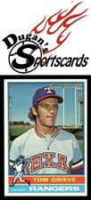 1976 Topps #106 Tom Grieve
