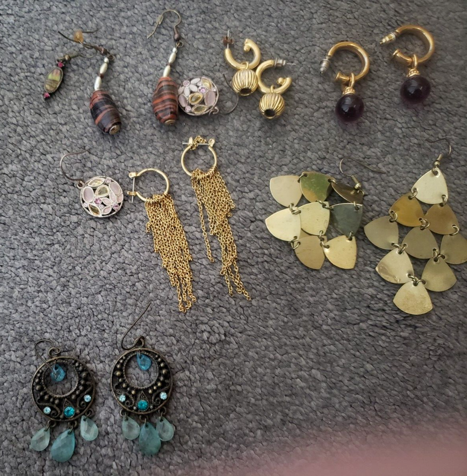 Costume/Dress Jewellery, Beads, Chains,Earings, Broaches, Bundle eBay