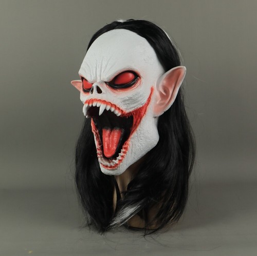 Cosplay Morbius Vampir Maske Scary Latex Erwachsene Maske Halloween Requisiten - Bild 3 von 12