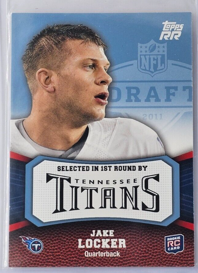2011 Topps Rising Rookies Blue 1133/1339 Jake Locker #120
