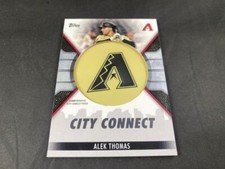 2023 TOPPS SERIES 1 BASEBALL ALEK THOMAS CITY CONNECT CAP PATCH CARD