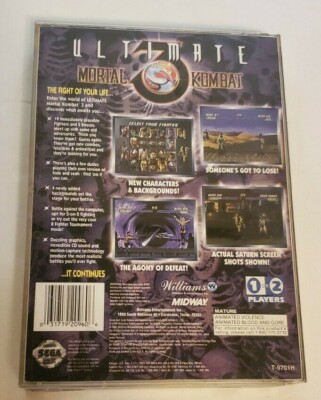 Ultimate Mortal Kombat 3 - SEGA Saturn - Complet CIB - PAL - Très Bon état