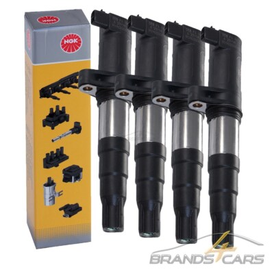 4x NGK ZÜNDSPULE FÜR DACIA DUSTER LOGAN NISSAN OPEL VIVARO RENAULT CLIO MEGANE