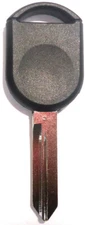 For FORD TRANSPONDER CHIP IGNITION SINGLE MASTER UNCUT KEY BLANK 80 BIT 4D63