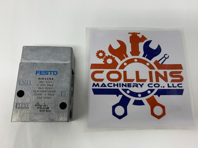 Festo VL/O-3-1/8-B 7801 E023 Pneumatic Air Valve 10 Bar Max 145PSI