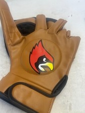 Foul Ball Mitt, Brown Leather, Right Handed cardinal