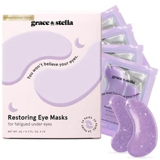 grace & stella Under Eye Patches for Puffy Eyes and Dark Circles Retinol 24 P...