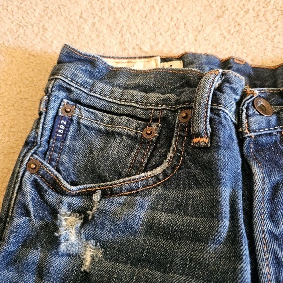 Abercrombie Kids 1892 Jeans Size 14 slim Button Fly Excellent 90s y2k