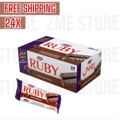 24 PCs X 21g Katakit Ruby Cocoa Biscuits بسكويت روبي