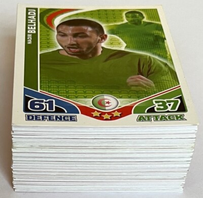 Match Attax WM ENGLAND 2010 - 68 Einzelkarten (+2 Dups) ALLE AUFGELISTET