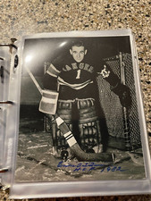 Emile Francis Signed Autographed New York Rangers 8X10 Photo