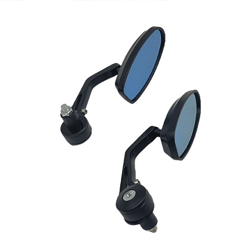 Motorcycle End Bar Mirror 7/8'' 22mm Universal Foldable Motorbike Side Mirror - Picture 3 of 15