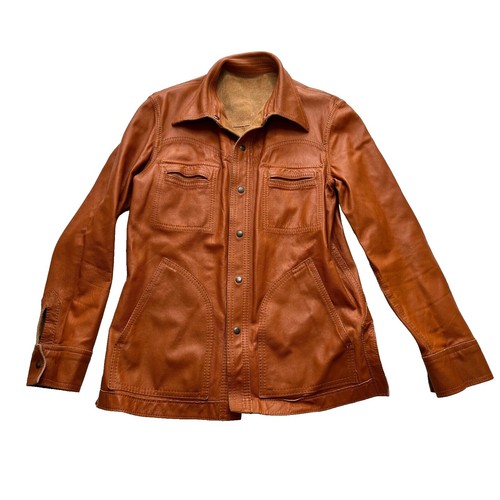 Heavily Studded Leather Jacket Zombie & Multi Patches Men Rocker