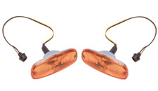 Oer Amber Park Lamp Assembly Set With Wiring For 1958-1959 Chevy Pickup Trucks