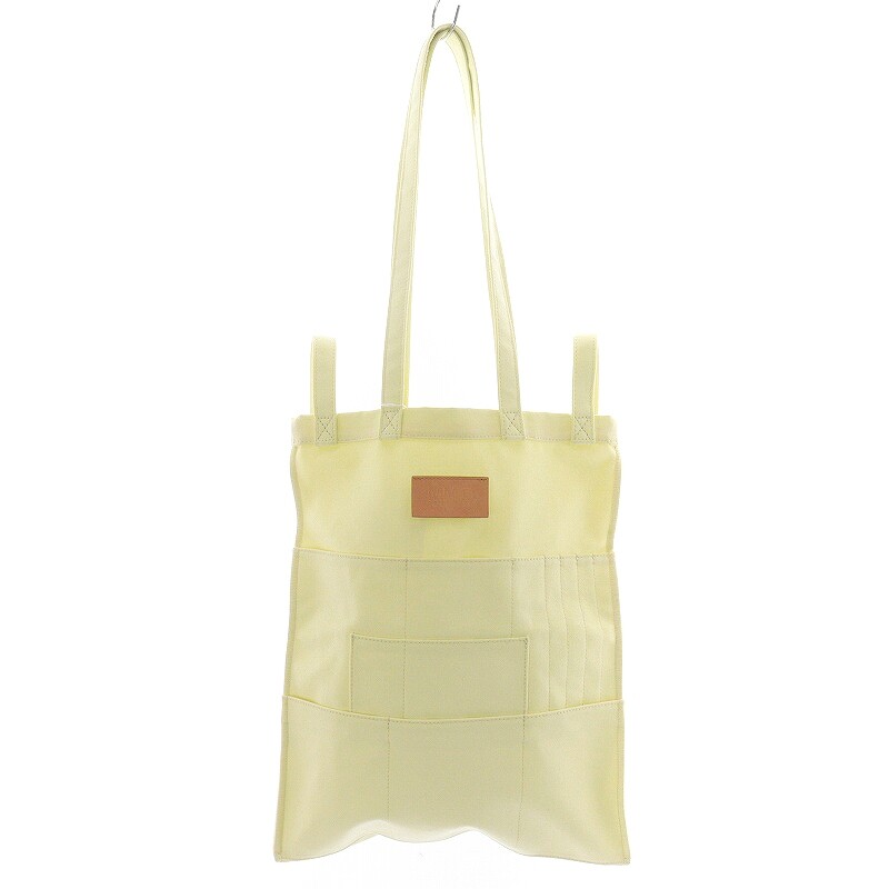 Mmsix Maison Margiela Mm6 4 Handle Tote Bag Canvas Light Green Sb5Wc0001 /An15