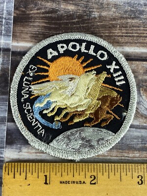 Vintage Nasa Apollo 13 XIII Mission Patch - A-B Emblems - New | eBay